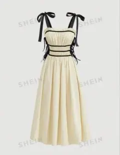 SHEIN MOD リボン キャミワンピース