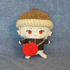 にじぱぺっと どんぐりの帽子とりんごバッグのセット ぬい帽子 ぬい服