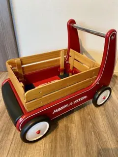 RADIO FLYER 手押し車 レッド 木製 収納付き