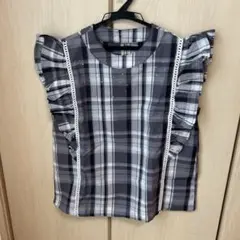SPRAY PREMIUM フリル袖 ノースリーブ M