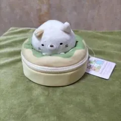 すみっコぐらし　ドーナツ型　ぬいぐるみ　ポーチ