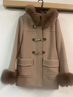 ジャスグリッティ フォックスファーダッフルコート