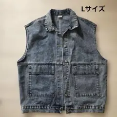 デニムベスト　Lサイズ