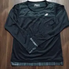 長袖Tシャツ 黒 バボラLサイズ