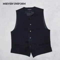 D7-2936　ベスト　ノースリーブ　レイヤード　MSEVEN UNIFORM