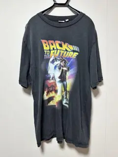 GU バック・トゥ・ザ・フューチャー ウォッシュドグラフィックT L