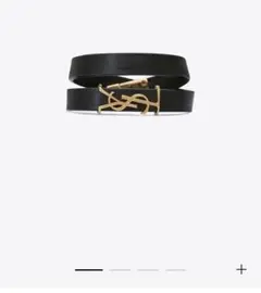 Saint Laurent オピウム ダブルループ ブレスレット レッド