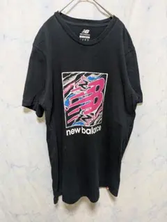 new balance グラフィックTシャツ 2XL ブラック