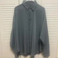 グレー 長袖シャツ