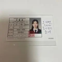 あの夏、僕たちが好きだったソナへ 入場特典 トレカ ダヒョン