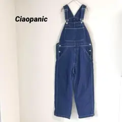 チャオパニック　オーバーオール　デニム　ブルー　M