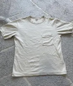 UNIQLO ポケット付き Tシャツ 160サイズ クリーム