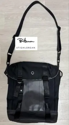 Stighlorgan ブラック ショルダーバッグ