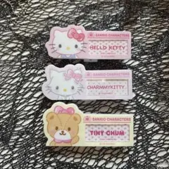 【3個セット】 サンリオ　シークレット名札バッジ