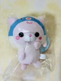 ふぐにゃん　ご当地にゃんこ　ボールチェーン付きぬいぐるみ　バッグチャーム　河豚