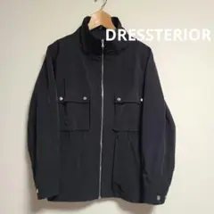 ドレステリア ブルゾン ジャケット スタンドカラー ジップアップ 36