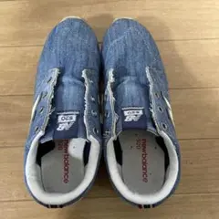 newbalance デニム スリッポン 23cm