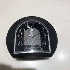 SEIKO アーチ型 黒文字盤 置き時計