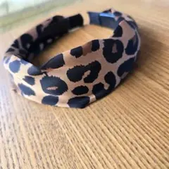 ヒョウ柄 カチューシャ