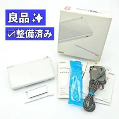【良品/整備済】Nintendo DS Lite クリスタルホワイト本体 F72