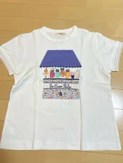ファミリア　f dash 140 白Ｔシャツ　F③
