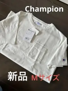【新品】Champion チャンピオン 白 Tシャツ 綿100% Mサイズ
