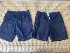 無印良品　ショートパンツ黒×2