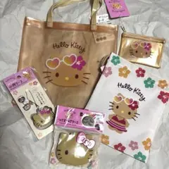 【未使用】サンリオ　日焼けキティ　5点セット