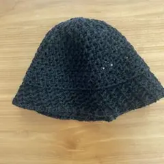 【未使用に近い】グリーンレーベルリラクシング　バケットハット　黒