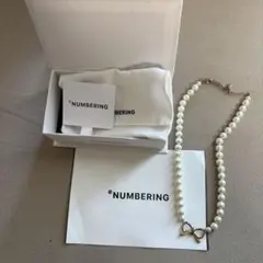 ナンバリング　韓国　パールホワイト　美品　本物