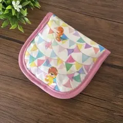 ◾️093.ハンドメイド ユキエモン 3ポケットポーチ