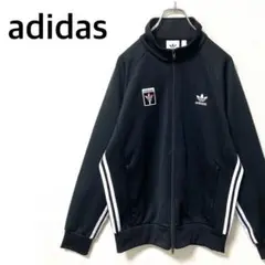 adidasアディダス フレイムトレフォイル トラックトップジャージジャケットO