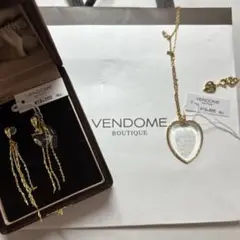 ヴァンドームブティック ネックレス ピアス 美品