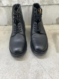 オランダ軍ブーツ　スチールトゥ MILITARY 実物 新品 デッドストック オランダ軍 レザー ワーク