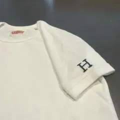 （美品）ハリウッドランチマーケット H MARKETホワイト Tシャツ サイズ5