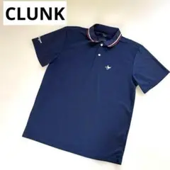 CLUNK ネイビー ポロシャツ