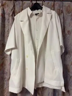 ハレ　トロミシャツ&ジレ　セット