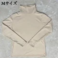 タートルネック レディース インナー ハイネック tシャツ 長袖 あったか M