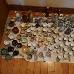 徳利お猪口セットぐい呑み作家印あり