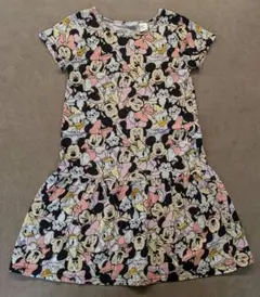 H&M◆ディズニー◆ミッキー◆ミニー◆半袖ワンピース◆130