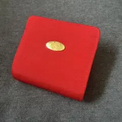 Christian Dior レッド ナイロン ポーチ