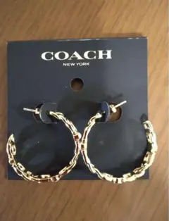 COACH ゴールドフープピアス　試着のみ