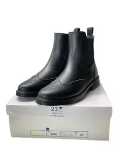 未使用品 23区 レインブーツ ショート レザー M