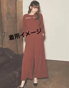 eimy istoire♡ミックスボタン ドルマン コンビネゾン♡黒