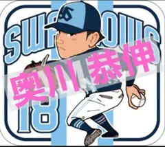 東京 ヤクルトスワローズ　2025年 CREW ピンバッジ　奥川恭伸