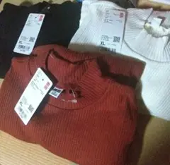 ユニクロ、リブハイネック、エアリズムボーダ ーT、スヌーピートレーナー