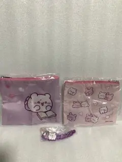 [新品] らぶいーず ポーチ #ハッシュタグつける 3点セットまとめ売り