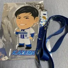 横浜DeNAベイスターズ ガラポン チャーム付きネックストラップ　東選手