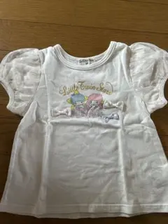 シシュノン　リトルツインスターズ フリル袖Tシャツ