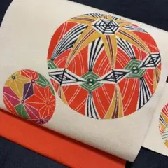 8-15 美品!高級 九寸名古屋帯 人気帯